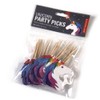 Kikkerland CU96UN Party Picks Unicorn Set of 24, Paper Multicolor,