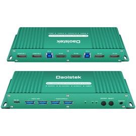 KVM Switch HDMI 4k 144Hz hdmi kvm Switch 2 Monitors 2 Computers 144hz 2 Port Dual Monitor kvm Switch hdmi 1440p 120hz 144hz 240hz FreeSync G-SYNC