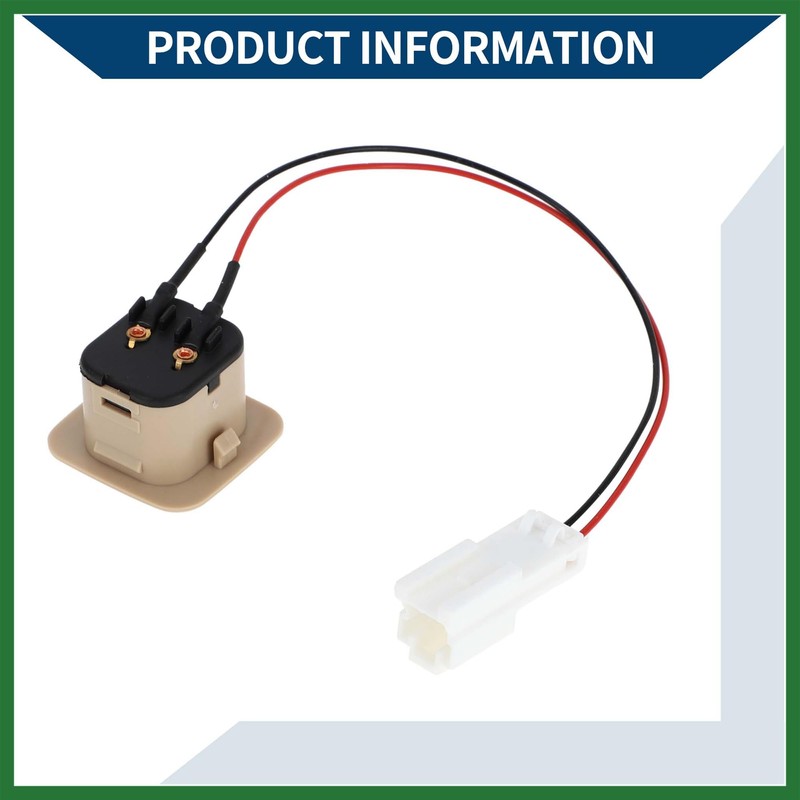 Motoforti No.935552H0004W Trunk Lid Lock Release Push Button Handle Switch