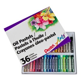 Pentel Oil Pastels 36/Pkg-Assorted Colors, Other, Multicoloured, 3.27 x 21.68 x 20.79 cm