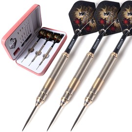 Cuesoul Dragon Deluxe Brass Steel Darts, 21 Grams
