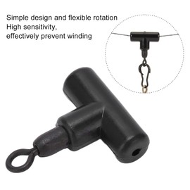 equlup Fishing 3 Way Swivels, 10pcs Alloy Copper T Shape Fishing Swivel 3 Way Connector Cross Line Rolling Swivel Fishing Tackle Parts for Saltwater Freshwater