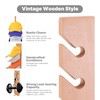 Onzbala 3 Pack Beech Wood Hat Rack for Wall –