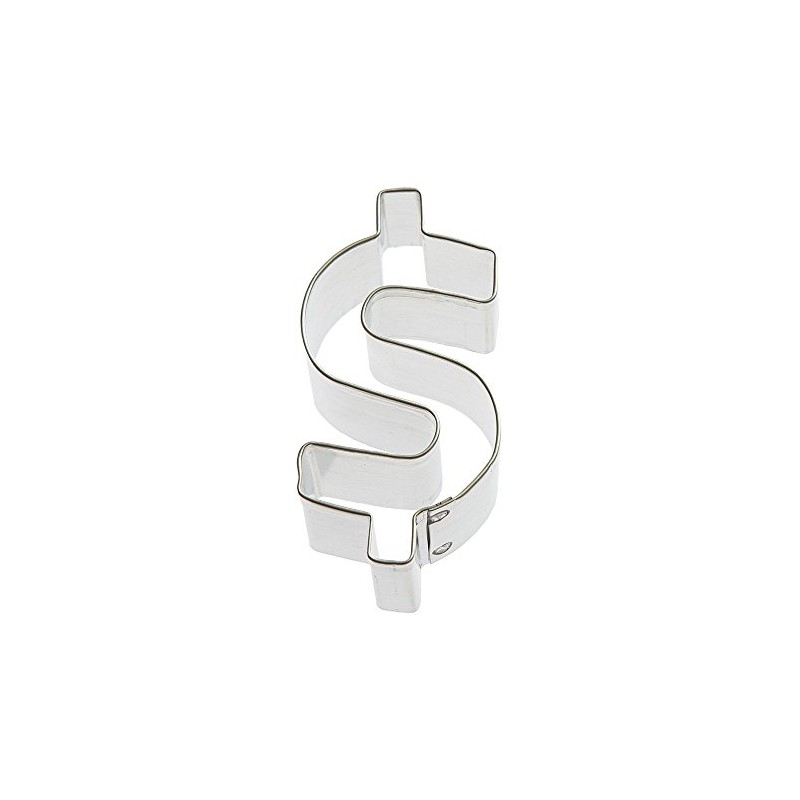 Dollar Sign Cookie Cutter 3 Inch - Made in the