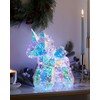 Decorative LED Plastic Colourful Unicorn with USB Port 35 cm