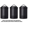 Steelware Central Kitchen Canister Set of 3 Sugar Coffee Tea