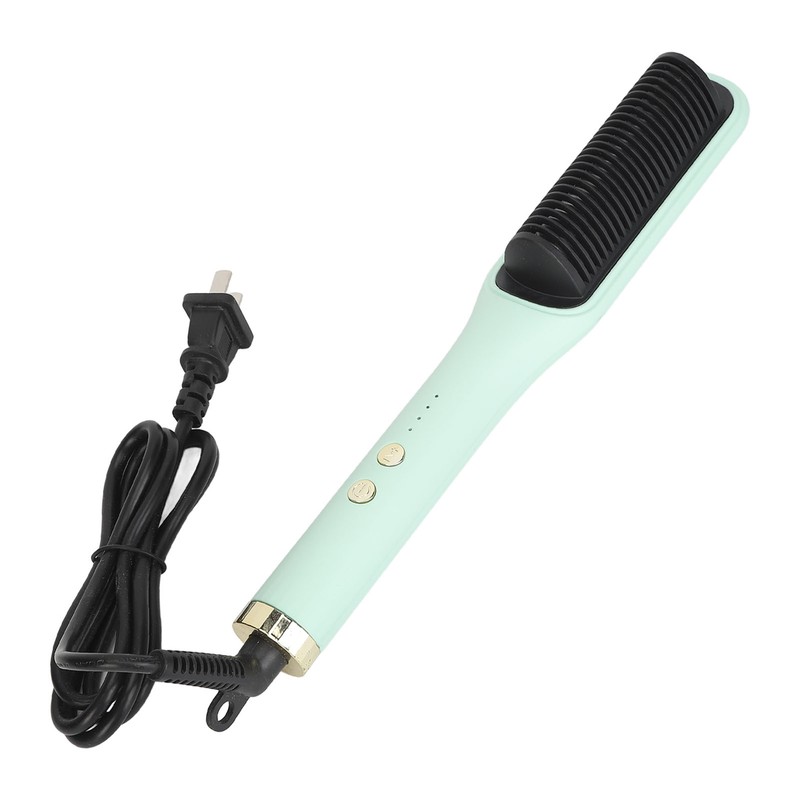 Negative Ion Hair Straightener Styling Comb Adjustable Temperature Straightening Comb