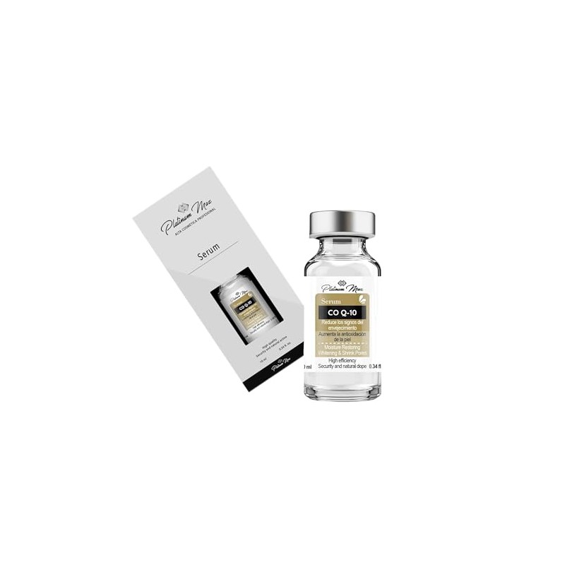 PLATINUMMAX KIT de 3 Sueros Faciales 10 ml cu (Coenzima