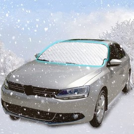 Car Sunshade, Front Cover, Car Windshield Cover, Car Sunshade, UV Protection, Protection Against Heat of Cars, For Light Vehicles, SUVs, Regular Cars, Car Front Cover, Sun Shades, Thick, Water