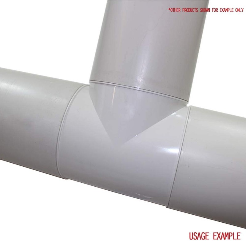 Kair Round Equal T-Piece 125mm - 5 inch Plastic Ducting