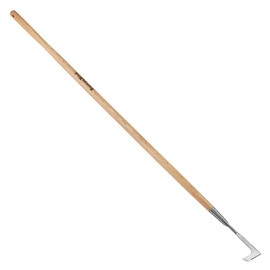 Berry&Bird Long Handle Crack Weeder Stainless Steel Garden Crevice Weeding Sickle Tool L-Shaped Grass Cutter Knife Manual Weeder Puller Spatula for Garden Patio Lawn Yard Side-Walk