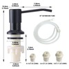 Soap Dispenser for Kitchen Sink, Built in Sink Soap Dispenser,