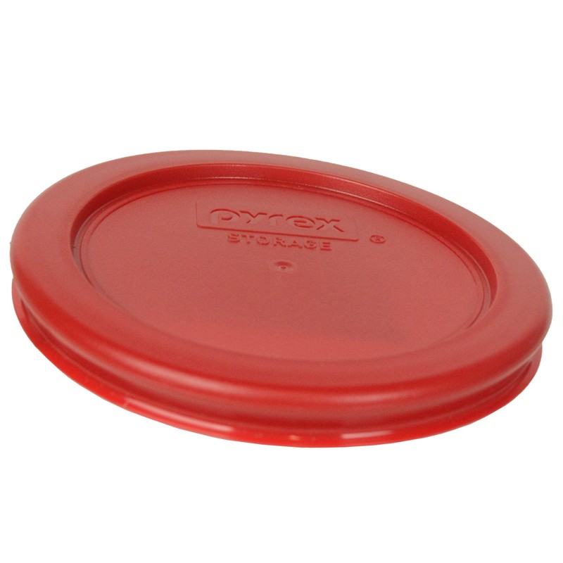 Pyrex 7202-PC 1-Cup Poppy Red Food Storage Replacement Lid -