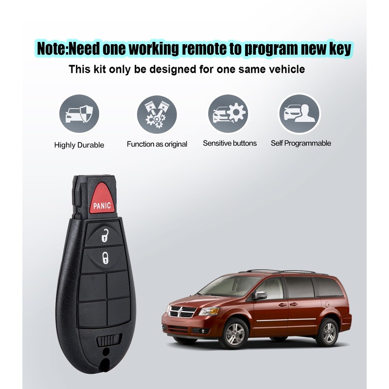 Remote2program Car Key Remote Keyless Entry Self Programmable Remote Control