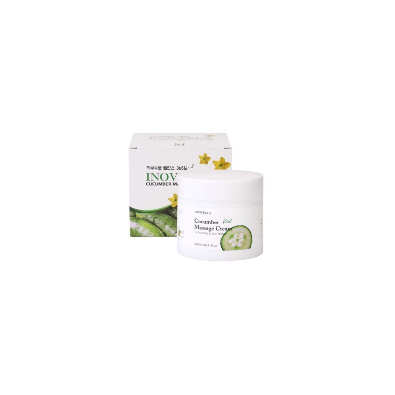 Inovella Skin Moisture Balance Cucumber Massage Cream 500g / 이노벨라