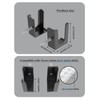 NOTMBESTM Power Strip Holder, 2 Set Power Strip Wall Mount,