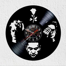 VINY WOODY Rock Electronic Vinyl Record Clock Music Pop Rock Wall Decor British Band Synthpop