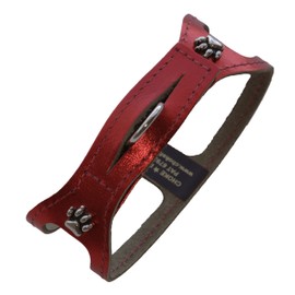 ChokeFree Pet Shoulder Collar, 17-Inch, Non Metallic Red