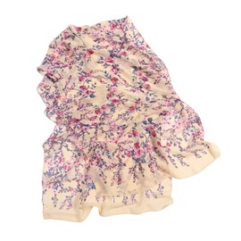 FAIRYGATE Neck Scarf Ladies Scarves for Women Gift 160 * 50cm Flower Print Scarfs Long Soft Wrap Simulation Silk Shawl A4410