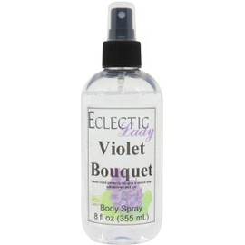 Eclectic Lady Violet Bouquet Body Spray, 4 ounces, Body Mist for Women with Clean, Light & Gentle Fragrance, Cologne with Soft, Subtle Aroma For Daily Use