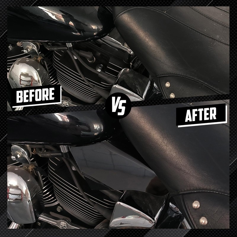cooideamoto Motorcycle Air Heat Deflector Air Deflector Reflective Saddle Shields
