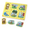 Melissa & Doug Rompecabezas de Madera con Clavijas, Sing-Along Nursery