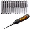 Star Head Bit 12pcs 1/4" Shank 50mm S2 Steel Magnetic