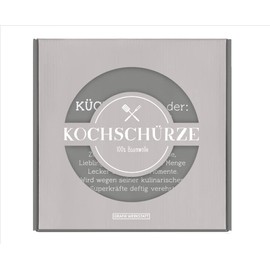 Grafik-Werkstatt Chef's Apron | 100% Cotton | Apron with Funny Saying | Chef