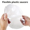 My Homeware Fix 15-Pack Clear Plastic Plant Pot Saucer to