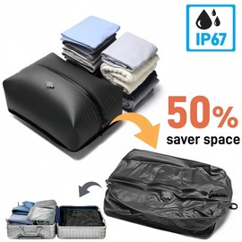 Closiq Packing Cubes Travel – Waterproof Compression Storage, Home and Travel Luggage Organizer