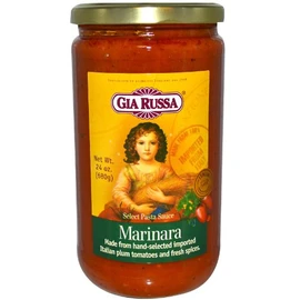Gia Russa Select Marinara Pasta Sauce, 24-ounce Jars (Pack of 6)