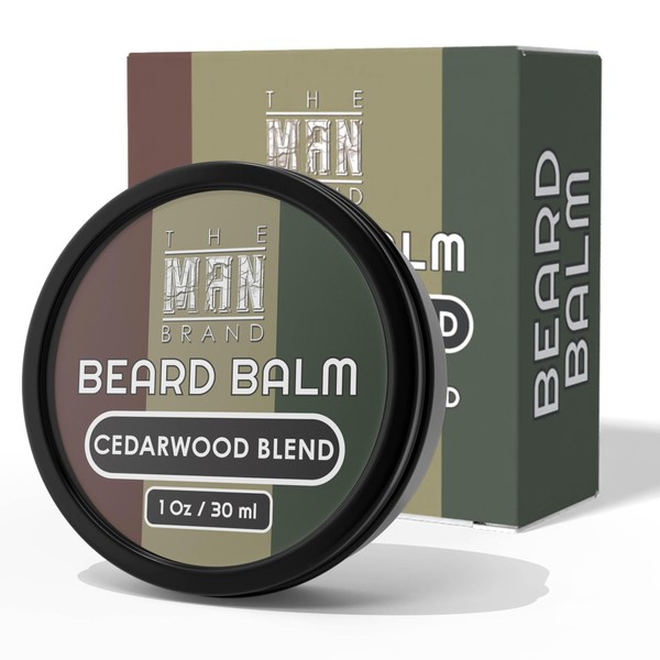 The Man Brand Cedarwood Blend Beard Balm for Men -