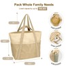 F-color Waterproof Beach Bags for Women - Machine Washable Travel