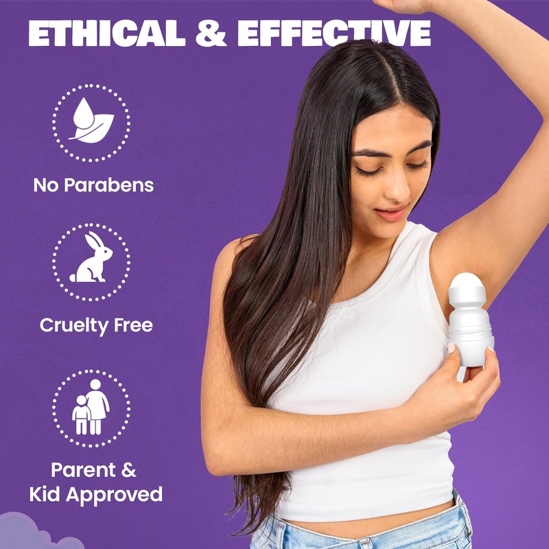 Fresh Kidz Roll On Deodorant for Kids and Teens -