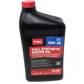 Toro Full Synthetic SAE 10W-30 4-Cycle Engine Oil 32 Ounce Bottle 138-6053