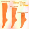 Gvhntk Slouch Socks Women 80s 90s Scrunch Socks Extra Long