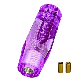 BullBear Crystal Shift Knob Truck Hiace 150mm 15cm MT AT Purple