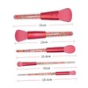 WOONEKY 5pcs Particle Handle Makeup Brush Women Candy Style Cosmetic