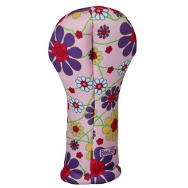 Pink Peace Sign Hybrid Club Headcover Handmade by BeeJos