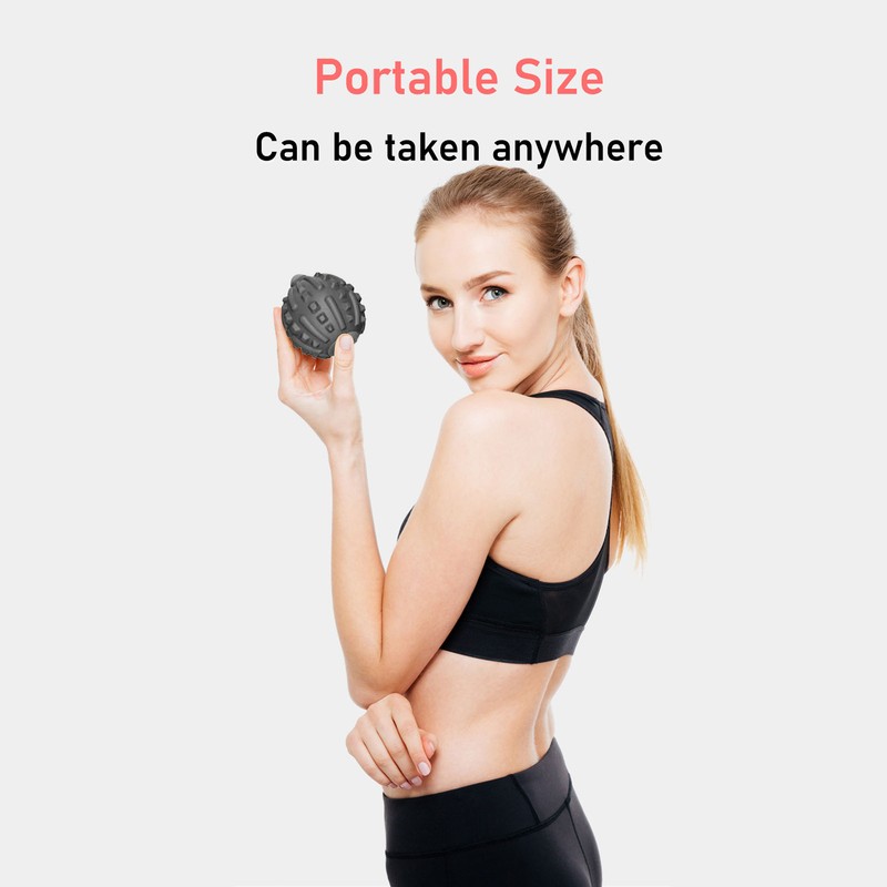 Electric Massage Ball Deep Tissue Trigger Points Massage Vibration Soft