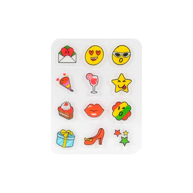 Parche Anti acné - Emoticon Holiday Vibes 36 piezas