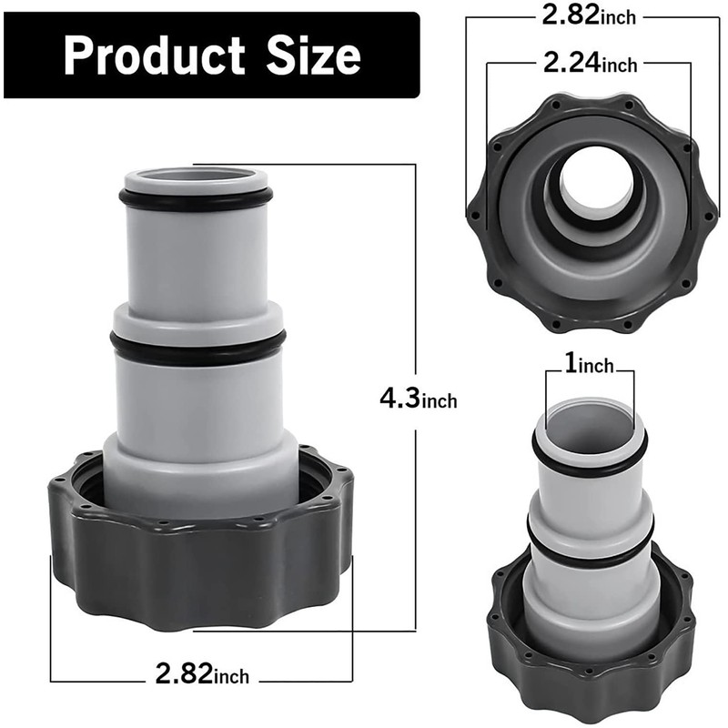 Pool Adapter A for Intex Pool, 2 Piece Connection Set