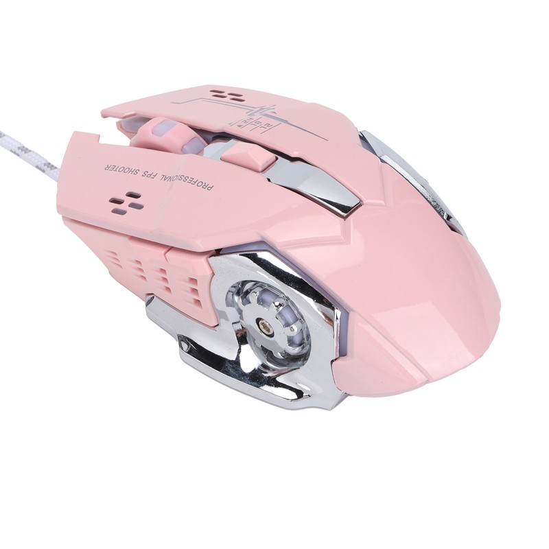 Wired Mouse 6‑Button USB Port Gaming Luminous Ergonomic Optical Computer