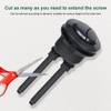 Toilet Push Button 38mm Thread Diameter Dual Push Flushing Button