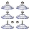XJKJ M6 x 19 6-PCS Large Suction Cup Set of