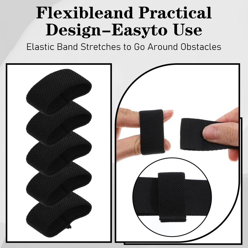 Pack of 20 Replacement Belt Loops, Elastic Belt Loops, No
