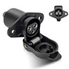 CXTM 3-Pin Trailer Socket 3-Pin Trailer Adapter 3-Pin Socket 12