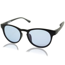 Eight Tokyo PET-B PET Recycled Sunglasses, Sustainable, Lightweight, Made in Sabae, matte black/light blue