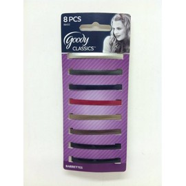 GOODY Women Classics Metallic Glossed Stay Tight, 8 Count