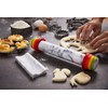 JEmarble Adjustable Rolling Pin with Silicone Guide Rings (Premium Quality)